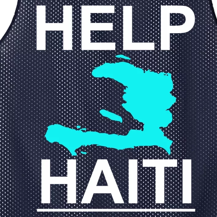 Help Haiti Earthquake Relief Mesh Reversible Basketball Jersey Tank