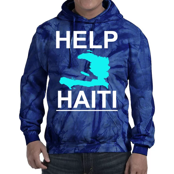 Help Haiti Earthquake Relief Tie Dye Hoodie