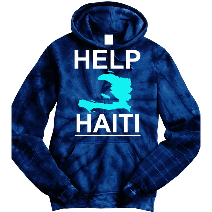 Help Haiti Earthquake Relief Tie Dye Hoodie