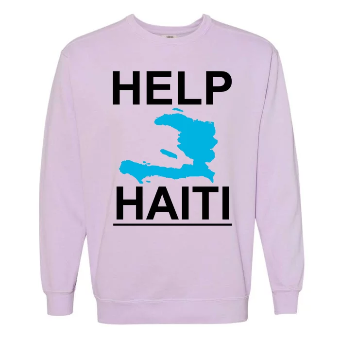 Help Haiti Earthquake Relief Garment-Dyed Sweatshirt