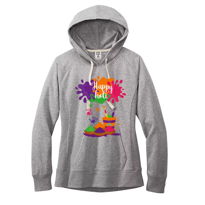 Happy Holi Festival Outfit For Family Women's Fleece Hoodie