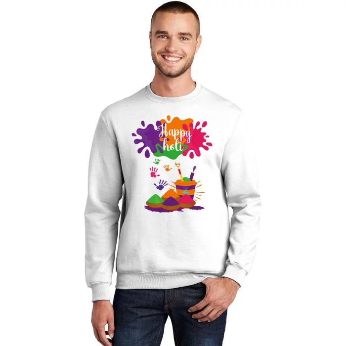 Happy Holi Festival Outfit For Family Sweatshirt