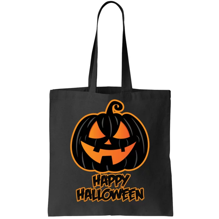 Happy Halloween For And Wo Pumpkin Halloween Tote Bag