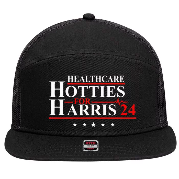 Healthcare Hotties For Harris 24 7 Panel Mesh Trucker Snapback Hat