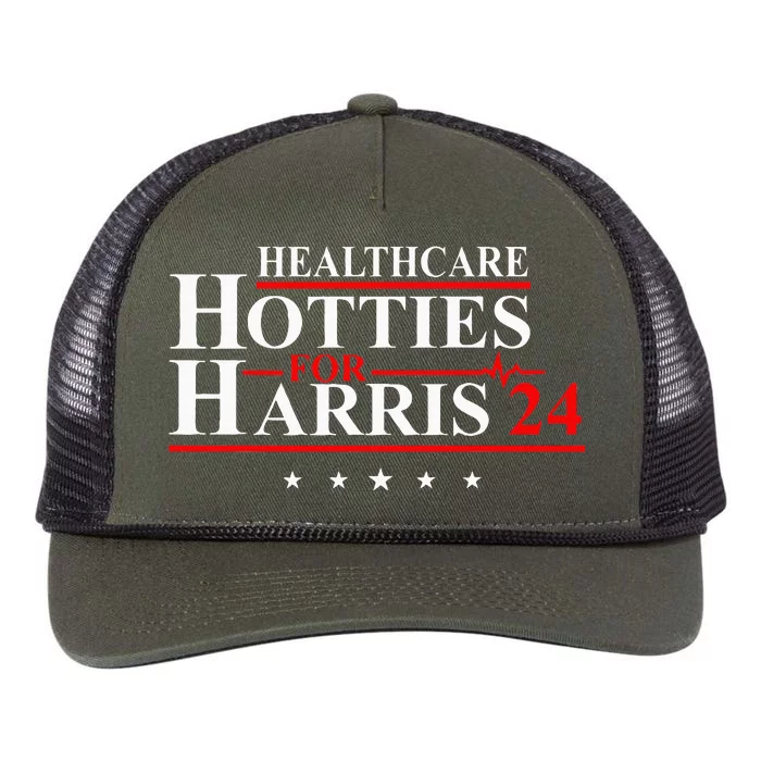 Healthcare Hotties For Harris 24 Retro Rope Trucker Hat Cap