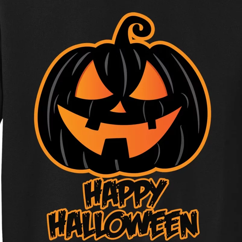 Happy Halloween for and Wo - Pumpkin Halloween Tall Sweatshirt