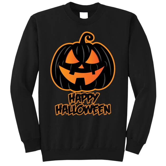 Happy Halloween for and Wo - Pumpkin Halloween Tall Sweatshirt