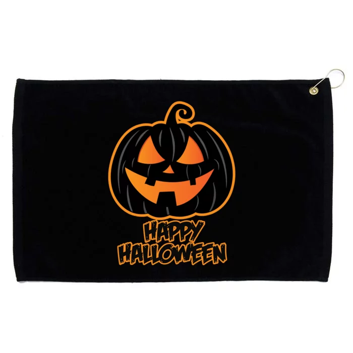 Happy Halloween for and Wo - Pumpkin Halloween Grommeted Golf Towel