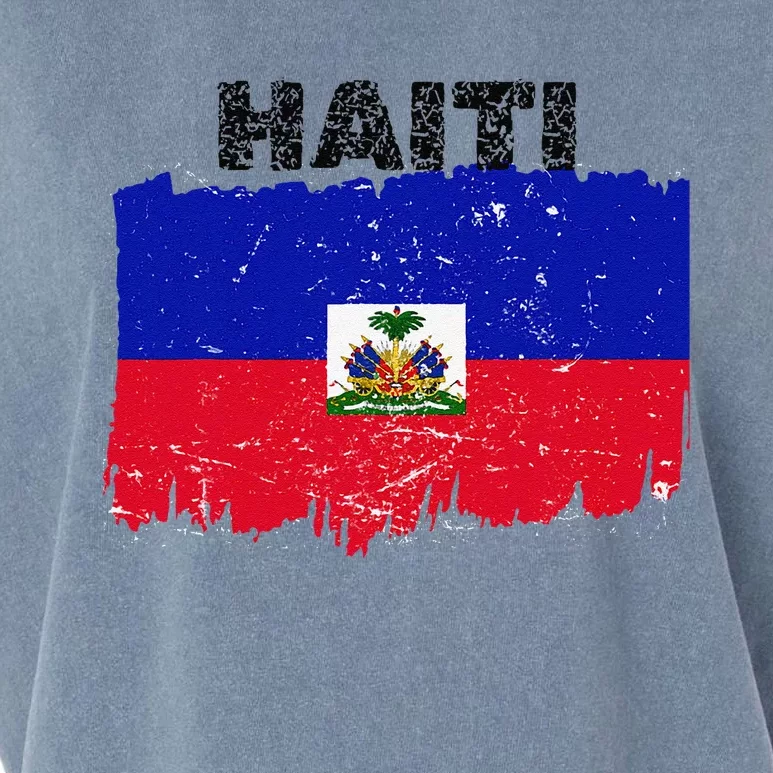 Haiti Haitian Flag Day Haitian Pride Garment-Dyed Women's Muscle Tee