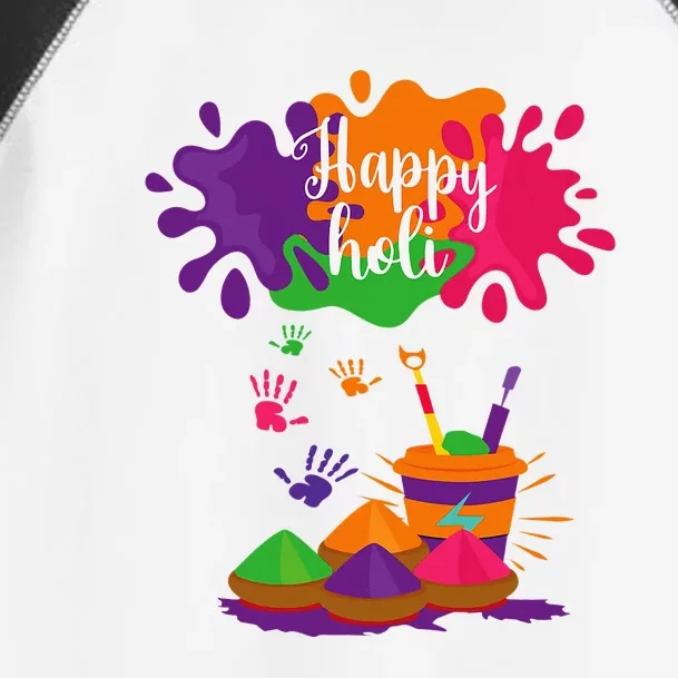 Happy Holi Festival Outfit For Family Toddler Fine Jersey T-Shirt