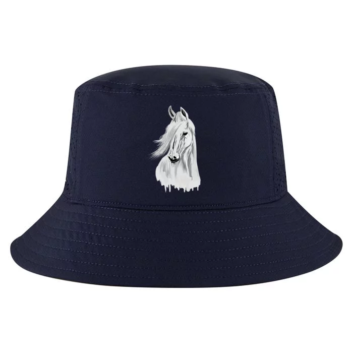 Horse Head Funny Equestrian Animal Lover Gift Gift Cool Comfort Performance Bucket Hat