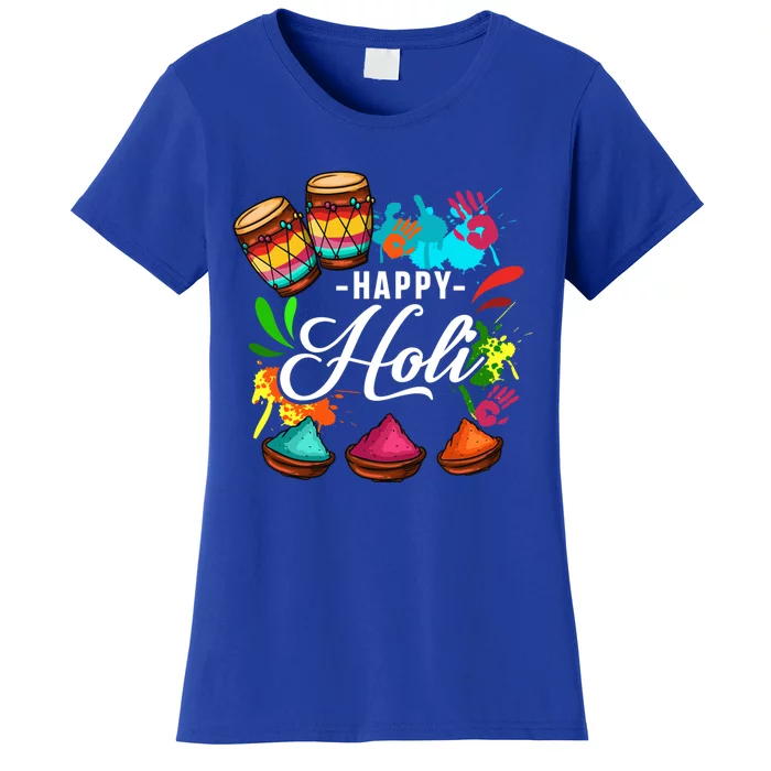 Happy Holi Festival Color Costume India Hindu Spring Gift Women's T-Shirt