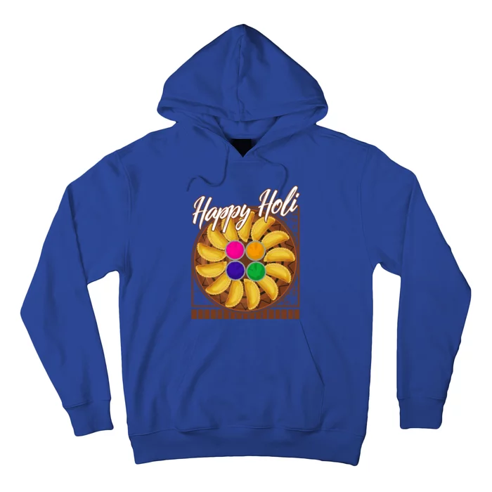 Happy Holi Festival Happy Holi Gujiya Dumpling Of India Tee Gift Hoodie