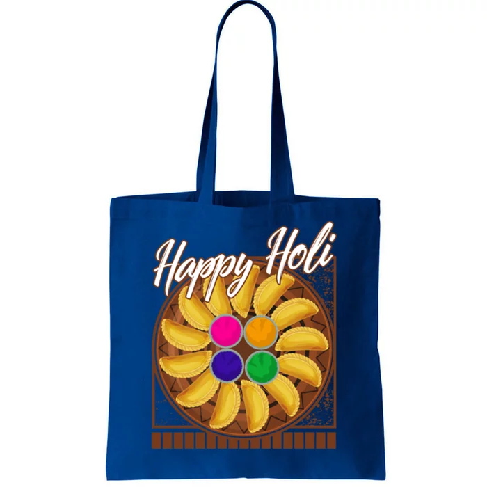 Happy Holi Festival Happy Holi Gujiya Dumpling Of India Tee Gift Tote Bag