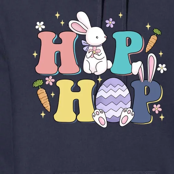 Hip Hop Funny Cute Easter Bunny Premium Hoodie