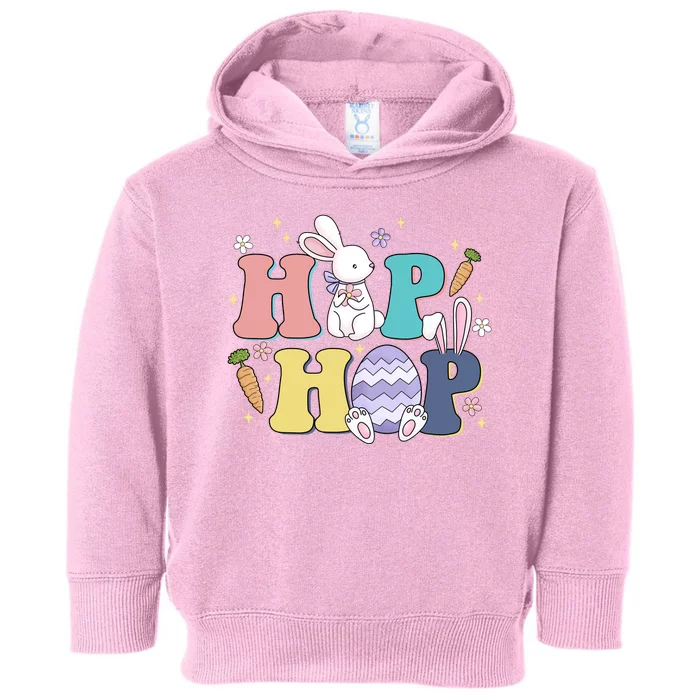 Hip Hop Funny Cute Easter Bunny Toddler Hoodie