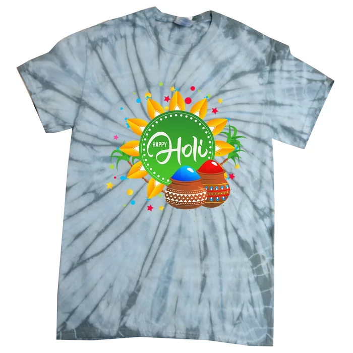 Happy Holi For  India Hindu Tie-Dye T-Shirt