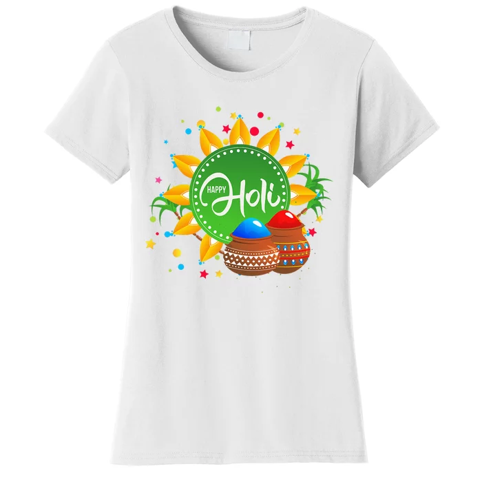 Happy Holi For  India Hindu Women's T-Shirt