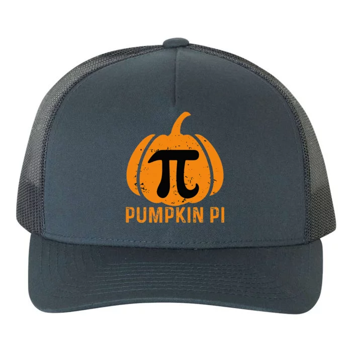 Happy Hallothanksmas Flamingo Halloween Thanksgiving Yupoong Adult 5-Panel Trucker Hat