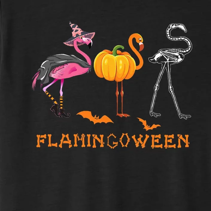 Hilarious Halloween Flamingo Outfit Flamingoween ChromaSoft Performance T-Shirt