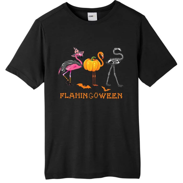 Hilarious Halloween Flamingo Outfit Flamingoween ChromaSoft Performance T-Shirt