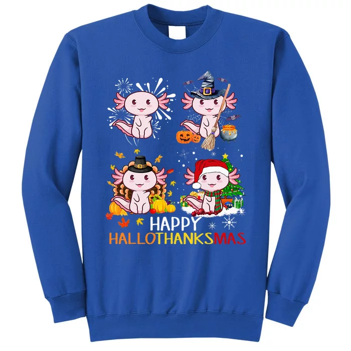 Happy HalloThanksMas Funny Santa Cow Halloween Thanksgiving Sweatshirt