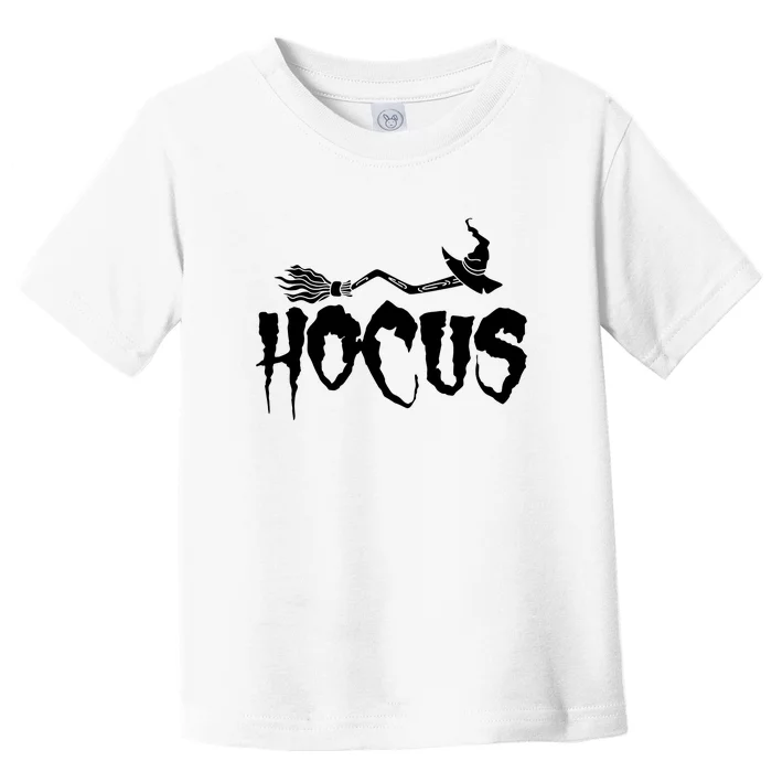 Hocus Halloween Funny Toddler T-Shirt