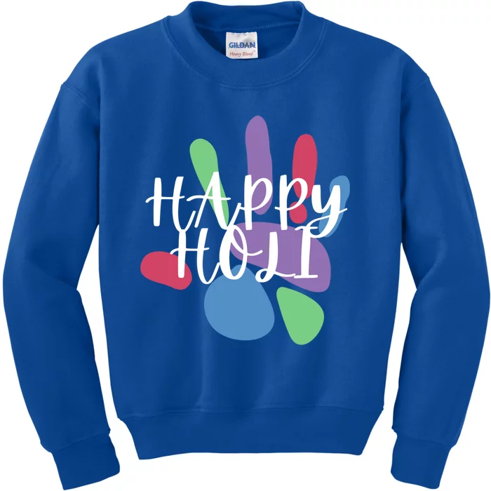 Happy Holi Festival India Colors Cute Gift Kids Sweatshirt