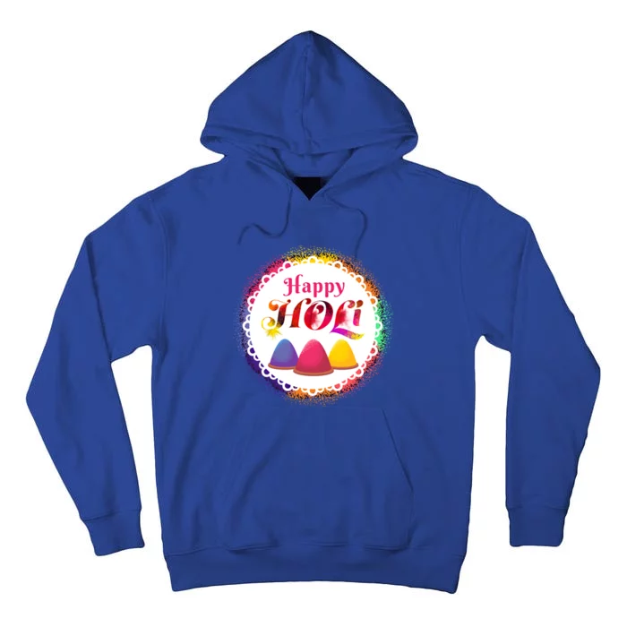 Happy Holi Festival India Hindu Spring Gift Cute Gift Tall Hoodie