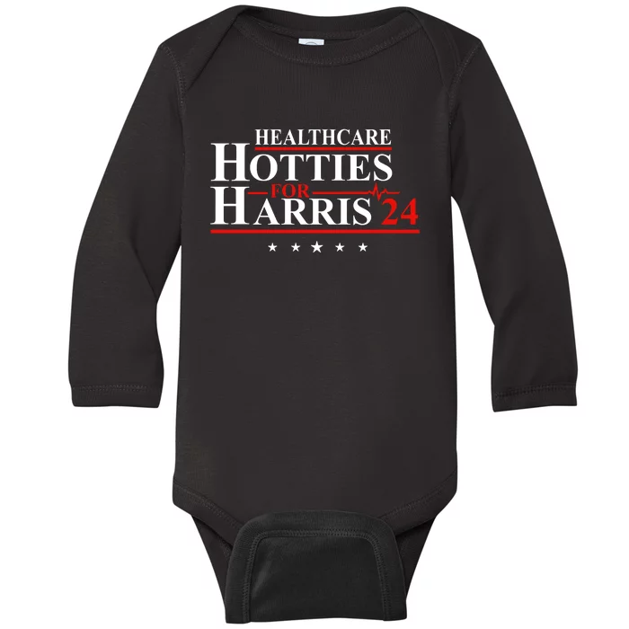 Healthcare Hotties For Harris 24 Baby Long Sleeve Bodysuit