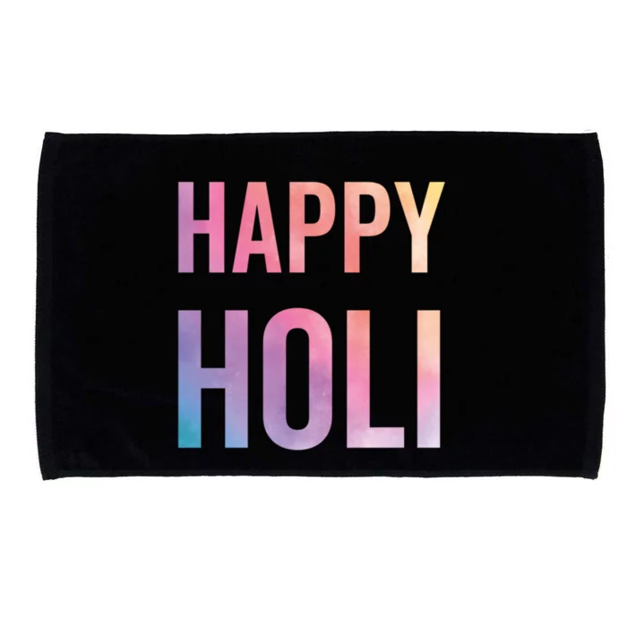 Happy Holi Festival Of Colors India Hindu Cool Gift Microfiber Hand Towel