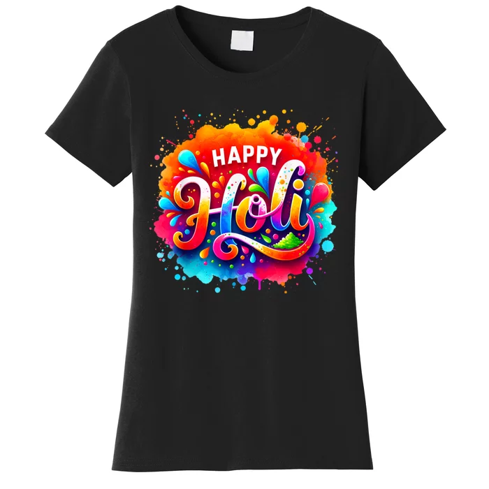 Happy Holi For Women Color India Hindu Gifts Women's T-Shirt