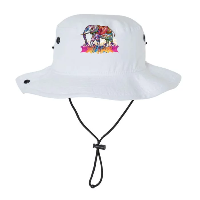 Happy Holi Festival Of Colors India Spring Hindu Elephant Funny Gift Legacy Cool Fit Booney Bucket Hat