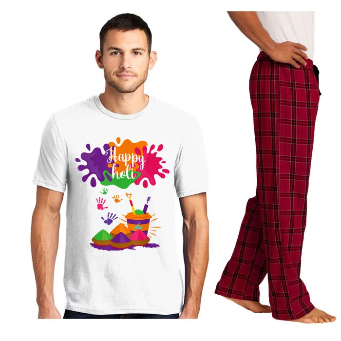 Happy Holi Festival Outfit For Women Men Family Pajama Set