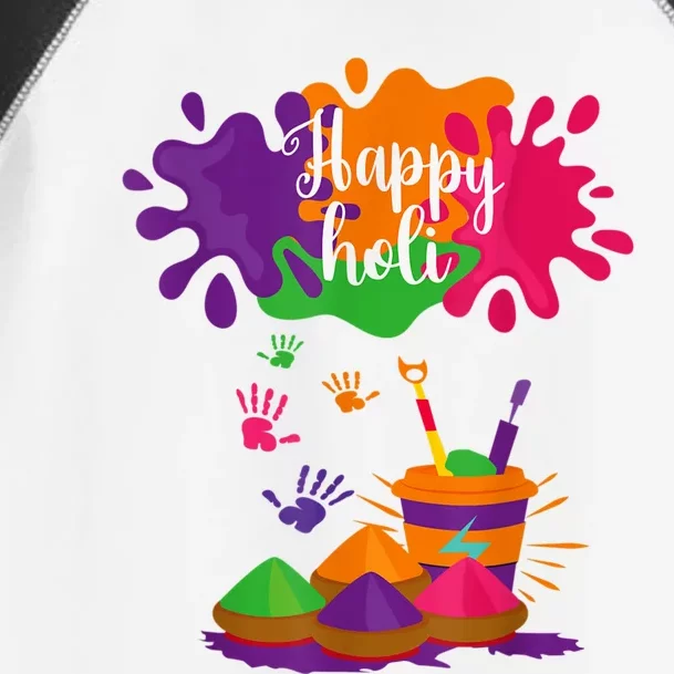 Happy Holi Festival Outfit For Women Men Family Toddler Fine Jersey T-Shirt