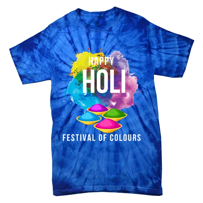 Happy Holi Festival Of Color Celebrate This Hindu Festival Gift Tie-Dye T-Shirt