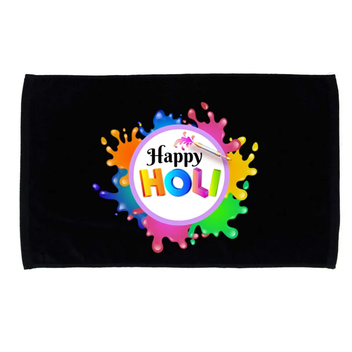 Happy Holi Festival Of India Hindu Spring Gift Cool Gift Microfiber Hand Towel