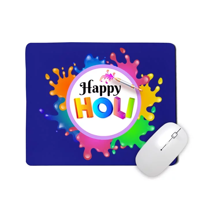 Happy Holi Festival Of India Hindu Spring Gift Cool Gift Mousepad