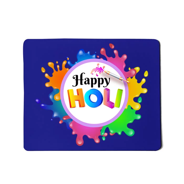 Happy Holi Festival Of India Hindu Spring Gift Cool Gift Mousepad