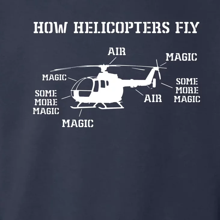 How Helicopters Fly Funny Helicopter Pilot Toddler Hoodie