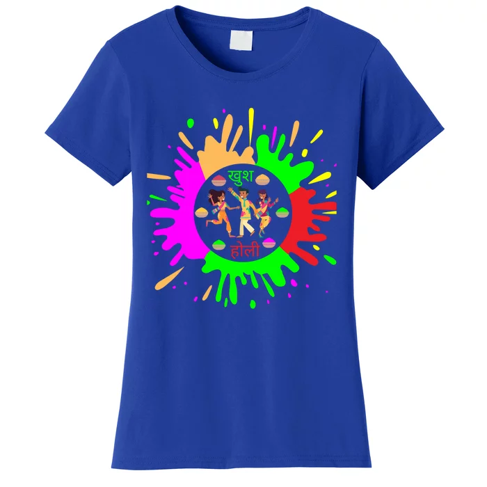 Happy Holi Festival Outfit Color India Gift Women's T-Shirt