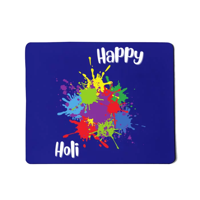 Happy Holi Festival Outfit Family Gift Mousepad