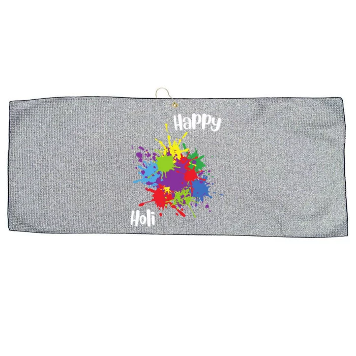 Happy Holi Festival Outfit Family Gift Large Microfiber Waffle Golf Towel