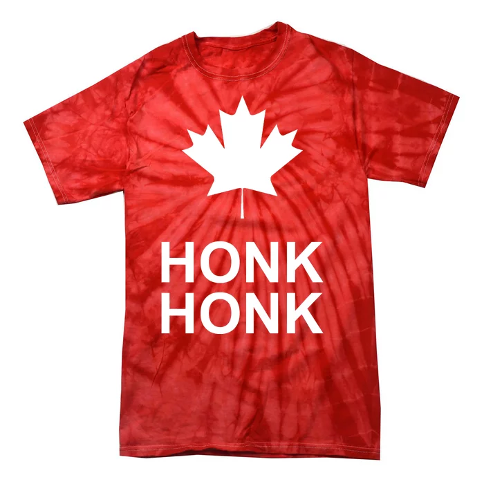 Honk Honk Freedom Convoy Support Truckers Tie-Dye T-Shirt