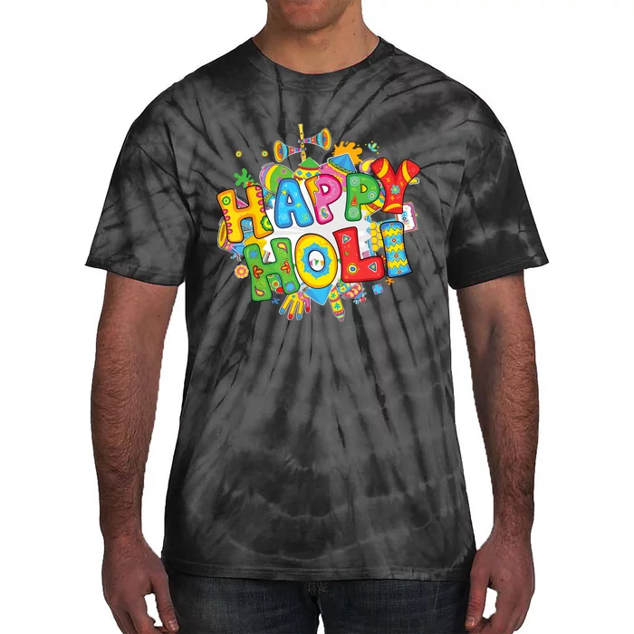 Happy Holi Festival Colors India Hindu Tie-Dye T-Shirt