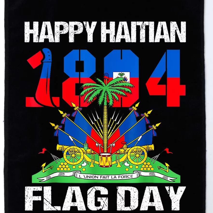 Happy Haitian Flag Day Haiti Flag Pride 1804 Family Platinum Collection Golf Towel