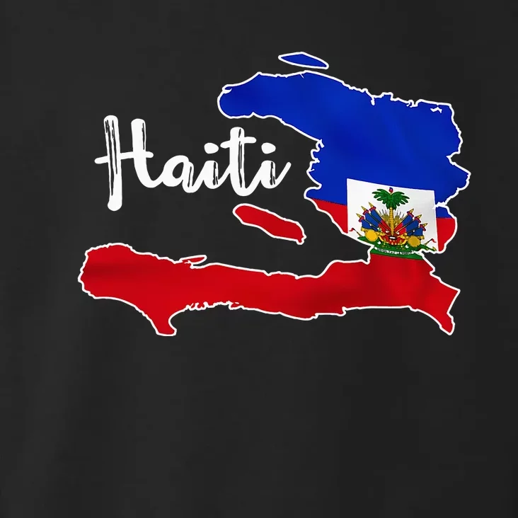 Happy Haitian Flag Day Cool Haiti Flag Map Haitian Pride Toddler Hoodie