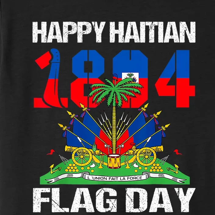 Happy Haitian Flag Day Haiti Flag Pride 1804 Family ChromaSoft Performance T-Shirt