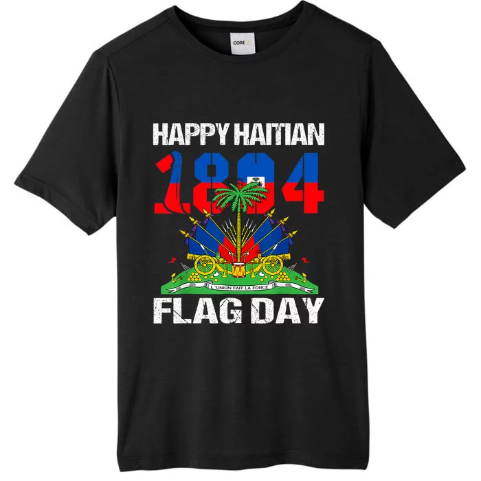 Happy Haitian Flag Day Haiti Flag Pride 1804 Family ChromaSoft Performance T-Shirt