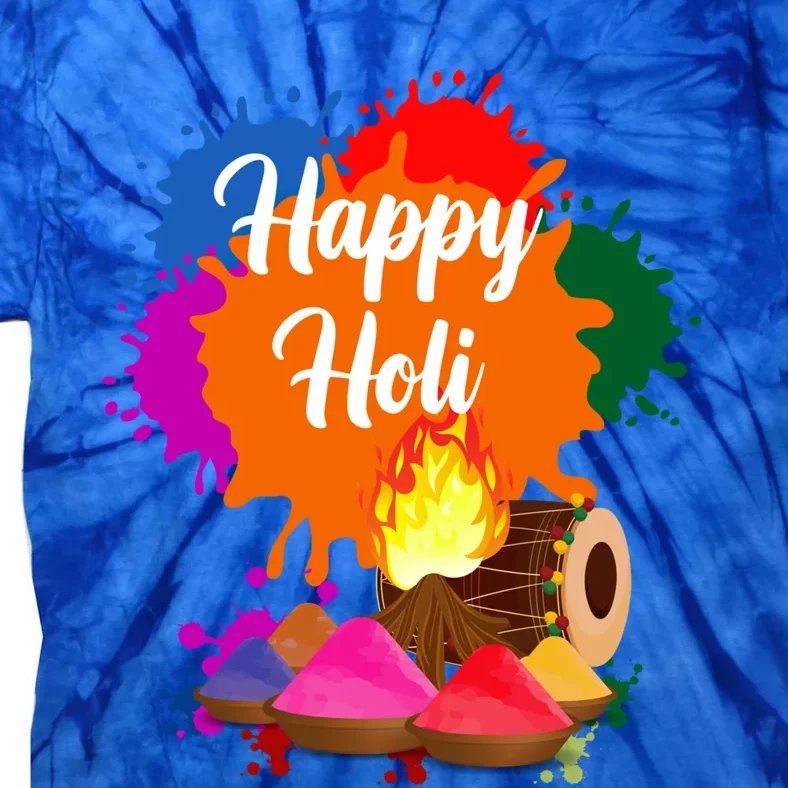 Happy Holi Family Cool Holi Festival Outfit Gift Tie-Dye T-Shirt